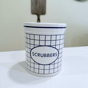 Grid Pattern Ceramic Scrubber Holder